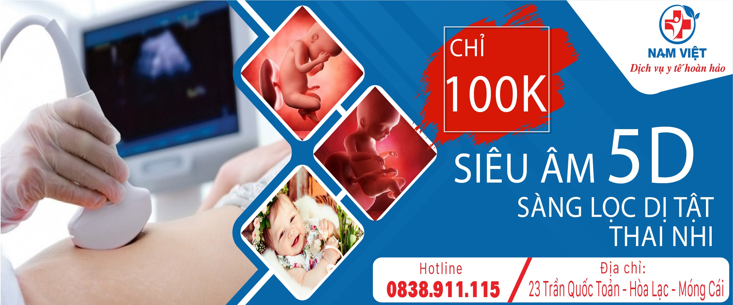 Siêu Âm 5D Tại Đa Khoa Nam Việt: Đột Phá Chuẩn Đoán Hình Ảnh Thai Kỳ